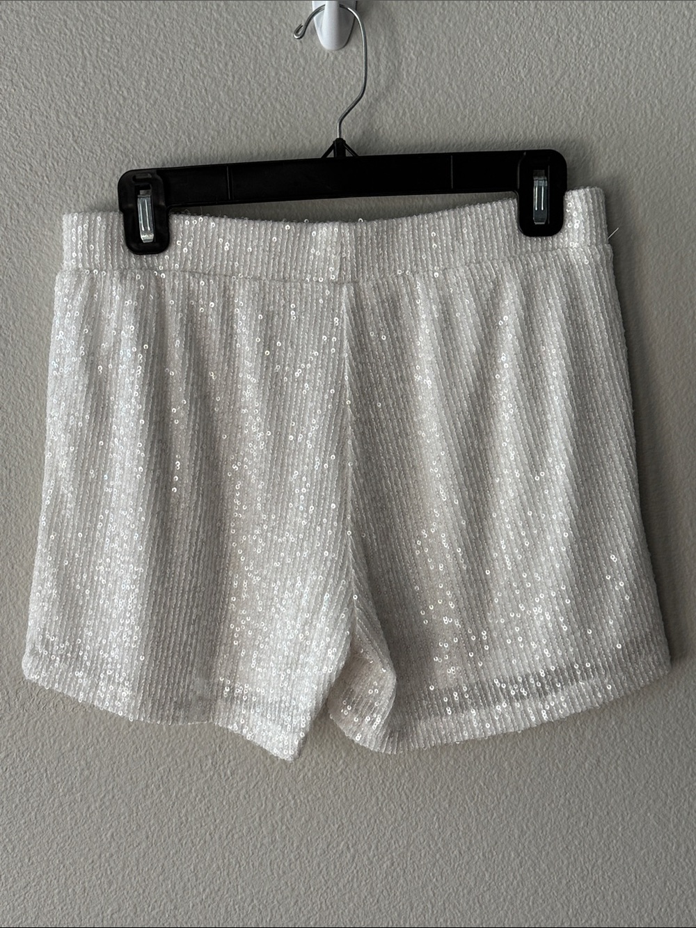 Sequin High-Waist Shorts